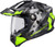 SCORPION EXO XT9-2374 XT9000 CARBON FULL FACE HELMET GILLEY HI-VIS/GREY MD