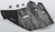 GMAX G046876 VISOR W/SCREWS COLFAX MX-46 MATTE BLACK/SILVER MD-2X