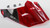 GMAX G046879 VISOR W/SCREWS COLFAX MX-46 RED/BLACK MD-2X