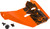 GMAX G046898 VISOR W/SCREWS DOMINANT MX-46 MATTE ORANGE/BLACK MD-2X
