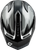 GMAX A1116456 GM-11 DECIMA HELMET BLACK/GREY/WHITE LG