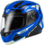 GMAX M1043976 MD-04 SECTOR HELMET BLUE/BLACK LG