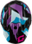 GMAX D39611433 MX-96 SPLINTER HELMET BLACK/PURPLE/BLUE XS