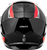 GMAX F1498154 FF-49 SYTH HELMET BLACK/RED SM