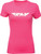 FLY RACING 356-03782X WOMEN'S FLY CORPORATE TEE RASPBERRY 2X