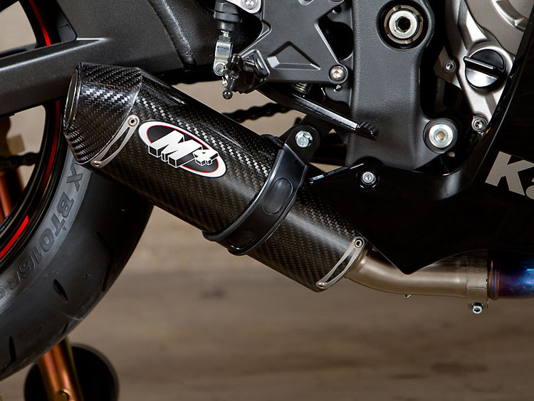 M4 Ka9924 Street Slayer Slip On So Exhaust System Carbon Fiber