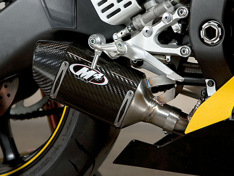 M4 Ya6624 Slip On So Exhaust System Street Slayer Carbon