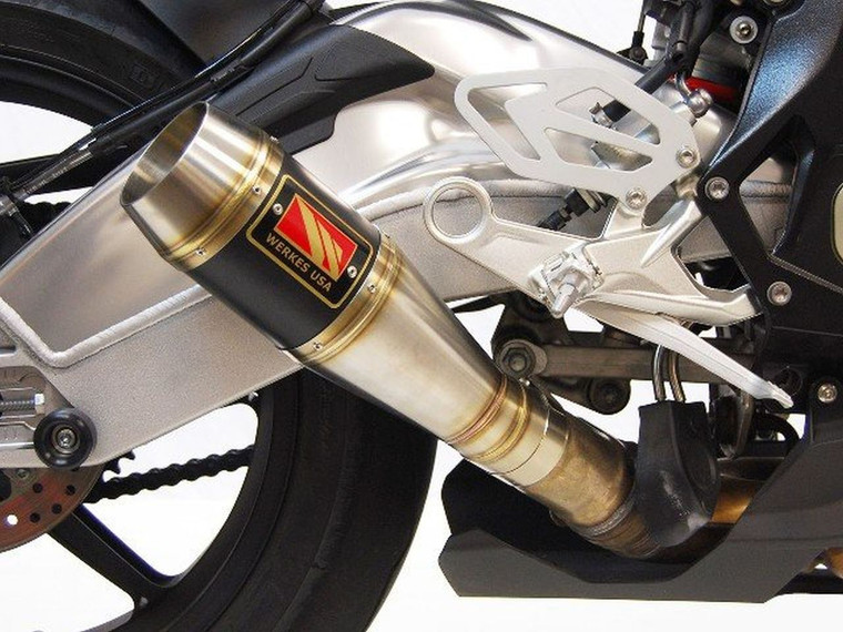 COMPETITION COMP WERKES WB1001 WB1001-BC SLIP ON SO EXHAUST SYSTEM WB1001
HAND WELDED STAINLESS STEEL SS MUFFLER W BLACK CENTER
BMW S1000 S1000RR 1000 1000RR 
2015 15 16 2016 COMPETITION COMP WERKES WB1001 WB1001-BC SLIP ON SO EXHAUST SYSTEM WB1001
HAND WELDED STAINLESS STEEL SS MUFFLER W BLACK CENTER
BMW S1000 S1000RR 1000 1000RR 
2015 15 16 2016