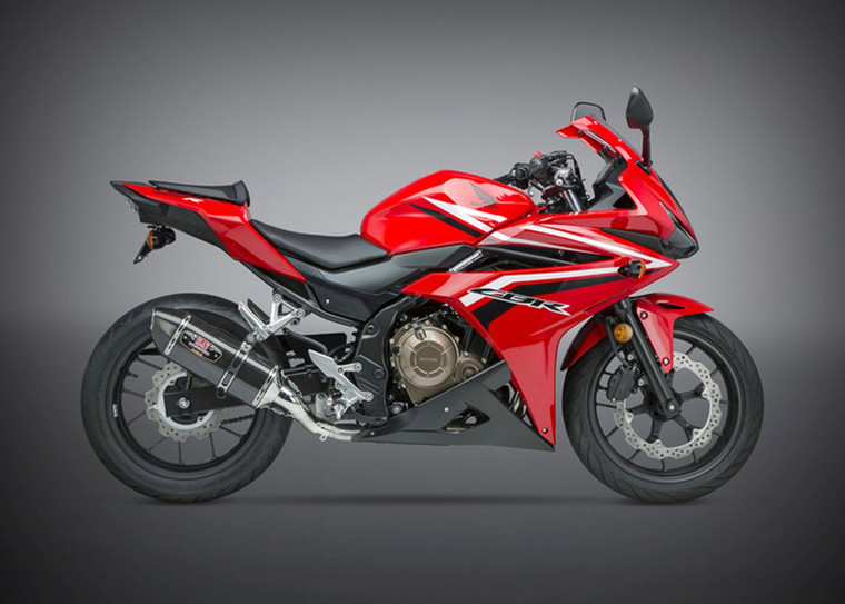 YOSHIMURA 12551E0220 SLIP ON SO EXHAUST SYSTEM
R-77 R77 CARBON FIBER MUFFLER & END CAP
HONDA CBR500R CBR500 CBR 500 500R
2016 16
