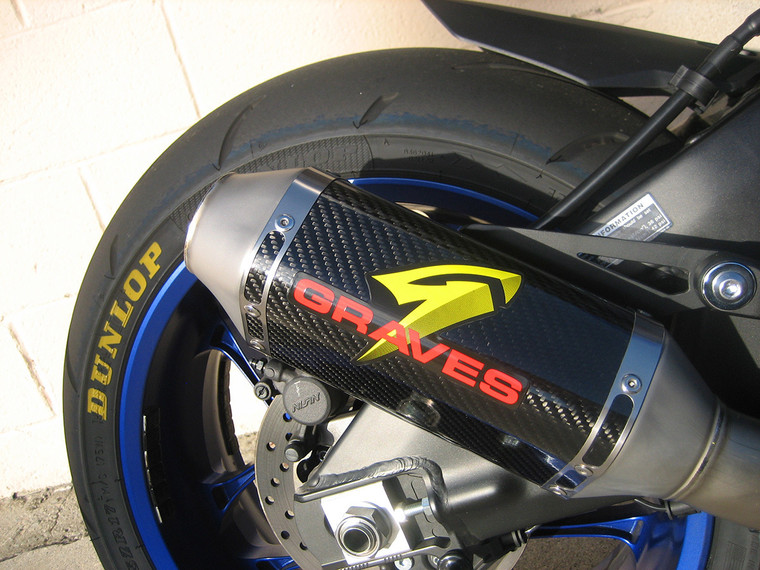 Graves Exy-15R1-Cbtc Carbon Slip-On Fz-10 R1 Mt10 15-24 Graves Exy-15R1-Cbtc Carbon Slip-On Fz-10 R1 Mt10 15-24