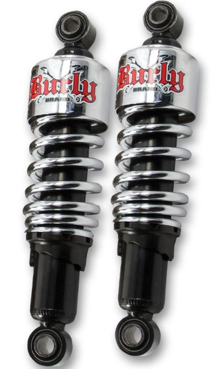 BURLY BRAND SLAMMER 10.5" CHROME Shocks B28-1201 Sportster 1986-2019