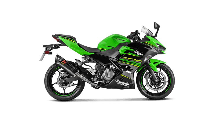 AKRAPOVC FULL EXHAUST SYSTEM CARBON MUFFLER NINJA 400 Z400 18-19