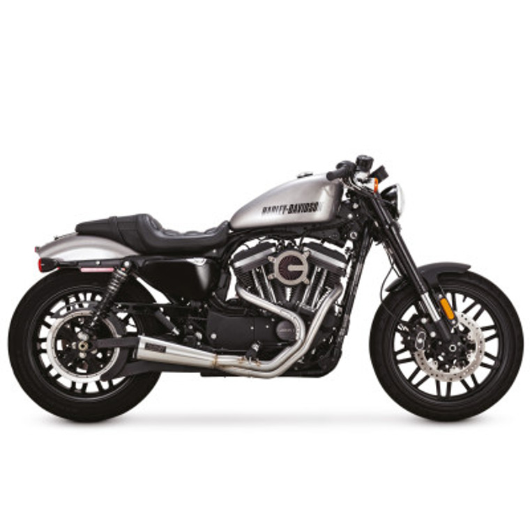 Vance 27637 Brushed Stainless Upsweep 2-into-1 04-22 HARLEY XL Vance 27637 Brushed Stainless Upsweep 2-into-1 04-22 HARLEY XL