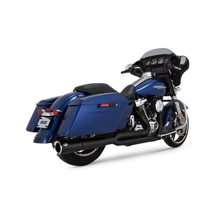 VANCE 47383 BLACK Pro-Pipe 2-Into-1 2:1 Exhaust M8 FL Touring 17-25 VANCE 47383 BLACK Pro-Pipe 2-Into-1 2:1 Exhaust M8 FL Touring 17-25