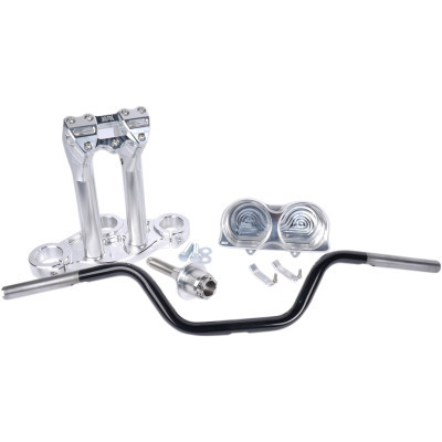 Mjk P-4503 Complete Handlebar/Riser/Gauge Kit 15-20 Road Glide