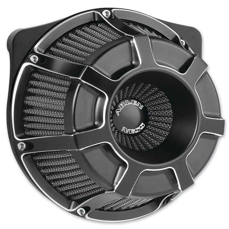 ARLEN NESS 18-919 Black Inverted  SUCKER Air Cleaner Kit