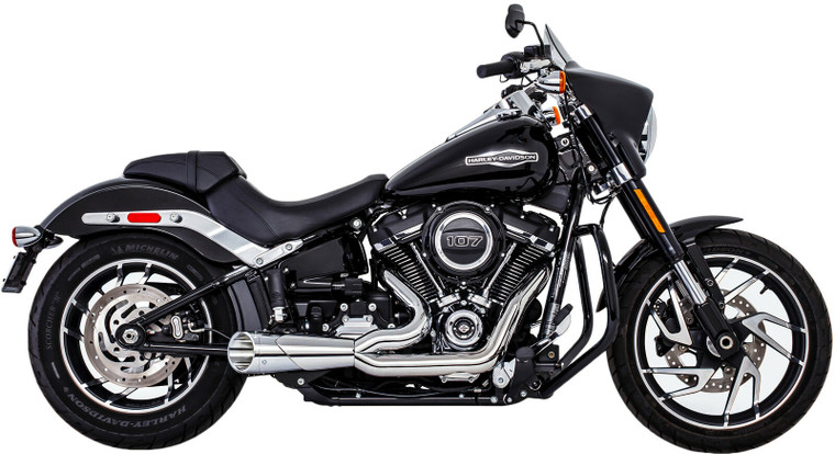 Freedom Performance HD00813 Chrome Combat 2:1 Exhaust M8 Softail 18-24 Freedom Performance HD00813 Chrome Combat 2:1 Exhaust M8 Softail 18-24