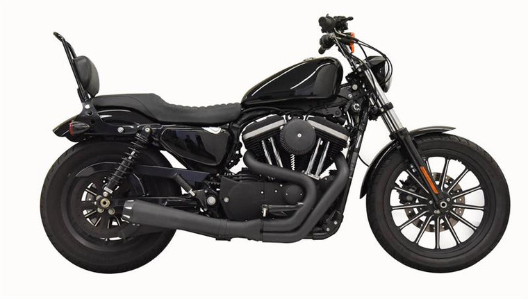 Bassani 1X52RB Road Rage Black 2:1 exhaust XL 04-20 Sportster