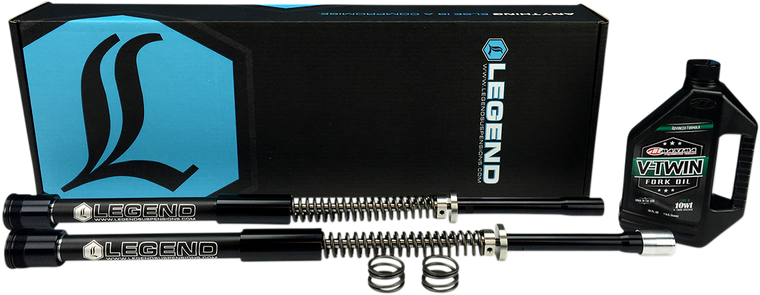 Legend 0414-0549 43mm Fork Suspension Cartridge Kit M8 Harley Low Rider & Fat bob 18-24 AXEO43