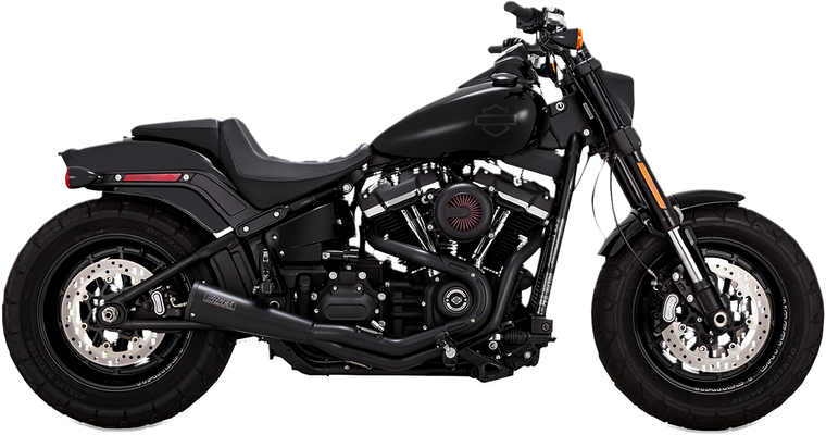 VANCE & HINES Black 2:1 UpSweep Exhaust M8 Softail 18-25 47323 VANCE & HINES Black 2:1 UpSweep Exhaust M8 Softail 18-25 47323
