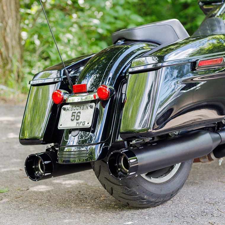 S&S 550-0625 Mk45 BLACK TOURING MUFFLER for 1995?2016 TC 99-16