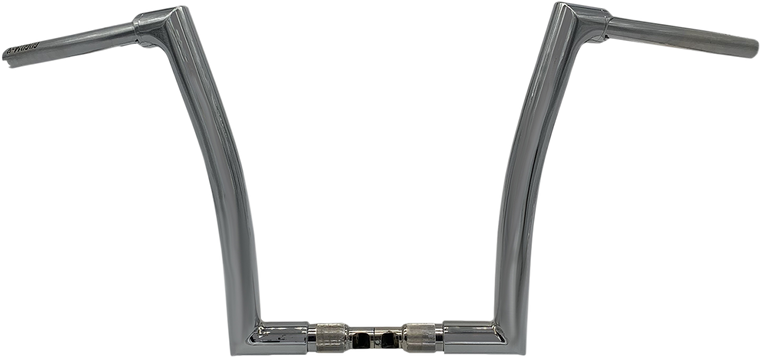 FAT BAGGERS 606014 Chrome 1 1/2 in. Flat Top EZ Install Handlebar 14" 14 INCH RISE FAT BAGGERS 606014 Chrome 1 1/2 in. Flat Top EZ Install Handlebar 14" 14 INCH RISE