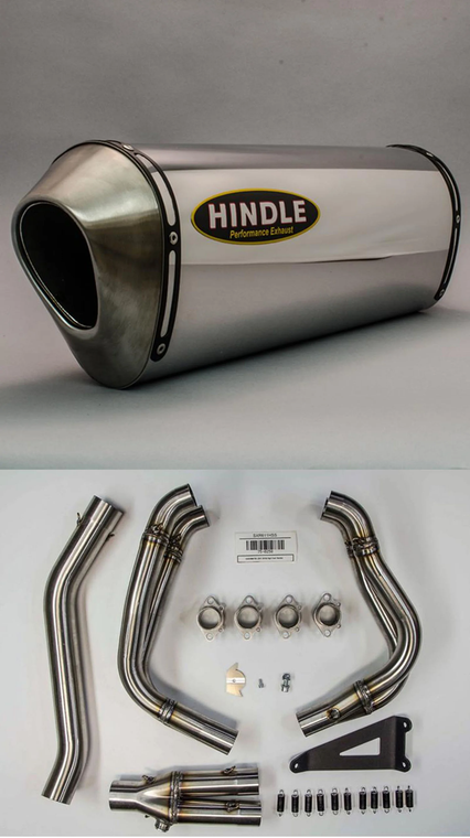 HINDLE EVOLUTION STAINLESS SS FULL EXHAUST SYSTEM GSXR600 11-22 75-0258S HINDLE EVOLUTION STAINLESS SS FULL EXHAUST SYSTEM GSXR600 11-22 75-0258S