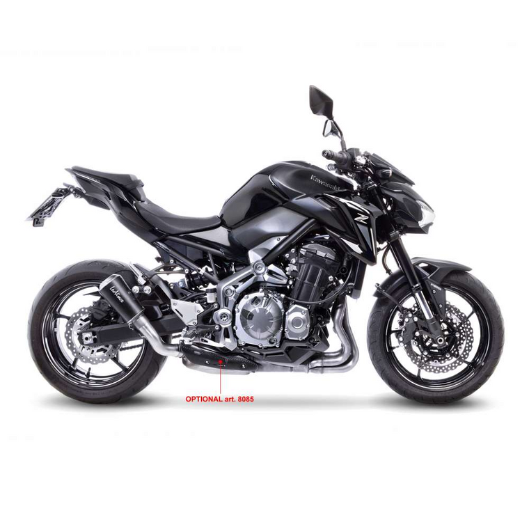 LEOVINCE LV-10 15204B BLACK SLIP-ON EXHAUST Z900 17-23