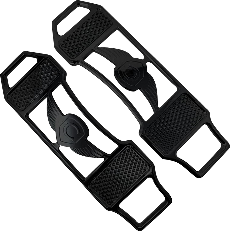 COVINGTONS CUSTOMS C3034-B BLACK DIAMONDBACK FLOORBOARDS PAIR