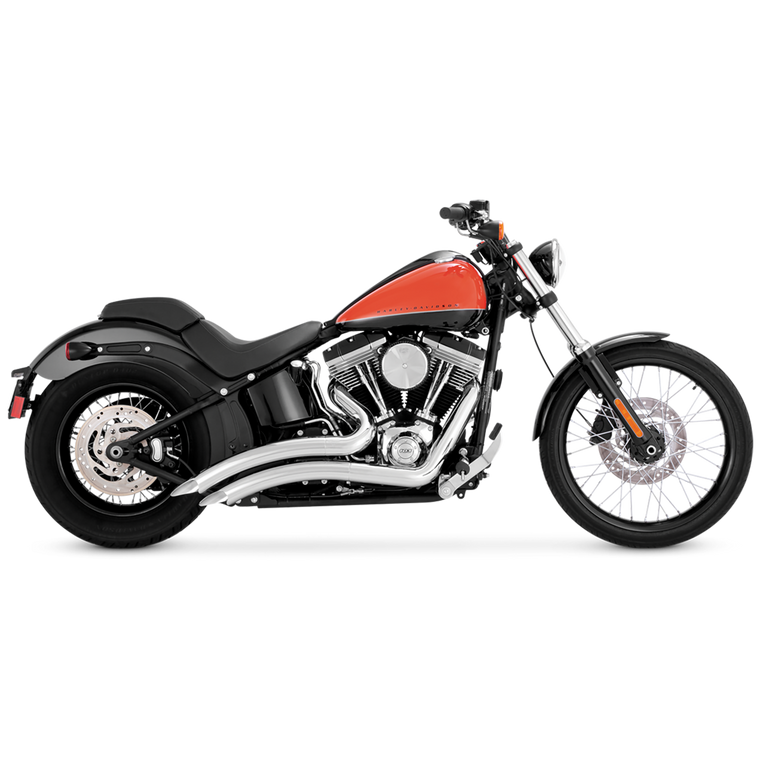 VANCE 26369 Chrome Big Radius Exhaust System Softail 86-17 VANCE 26369 Chrome Big Radius Exhaust System Softail 86-17