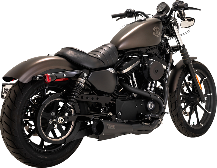 Vance & Hines 47328 Black 2:1 2-into-1 Upsweep Exhaust 14-22 Sportster XL