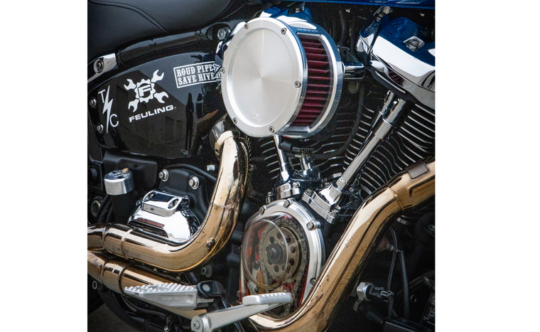 Feuling 5431 BA Air Cleaner Kit Raw w Red Filter M8 17-24 Feuling 5431 BA Air Cleaner Kit Raw w Red Filter M8 17-24