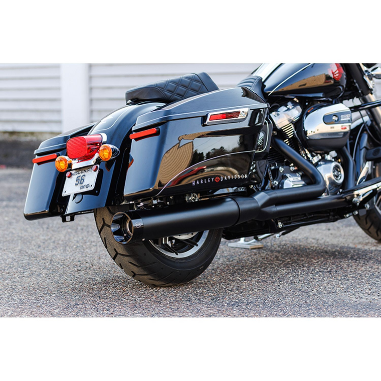 S&S 550-0759D Black Sidewinder 2:1 Exhaust Harley M8 fl touring 17-24 S&S 550-0759D Black Sidewinder 2:1 Exhaust Harley M8 fl touring 17-24