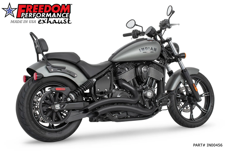 Freedom FPE IN00456 Black Scallop Sharp curve Exhaust Chief 22-24 Freedom FPE IN00456 Black Scallop Sharp curve Exhaust Chief 22-24