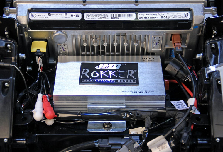 J&M JMA6-400HD24-SG Rokker Stage 6 400 watt 2 Channel Amp kit 24-25 Streetglide 2024 2025 J&M JMA6-400HD24-SG Rokker Stage 6 400 watt 2 Channel Amp kit 24-25 Streetglide 2024 2025