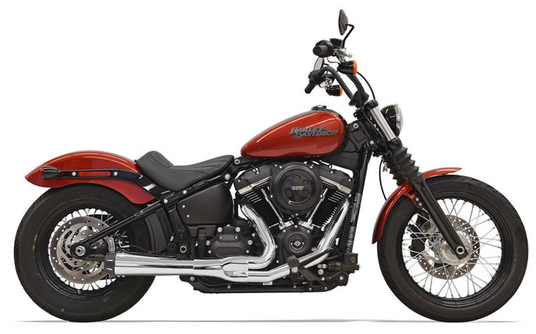 Bassani Xhaust 1S72R Road Rage 2 into1 Chrome for 2018-2024 Softail Street Bob, Lowrider, Slim & Fat Bob Bassani Xhaust 1S72R Road Rage 2 into1 Chrome for 2018-2024 Softail Street Bob, Lowrider, Slim & Fat Bob