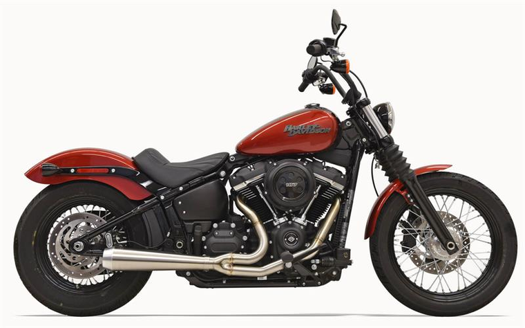 Bassani 1S72SS Road Rage III 2 into 1 Stainless for 2018-2024 Softail Street Bob Lowrider Slim and Fat Bob Bassani 1S72SS Road Rage III 2 into 1 Stainless for 2018-2024 Softail Street Bob Lowrider Slim and Fat Bob