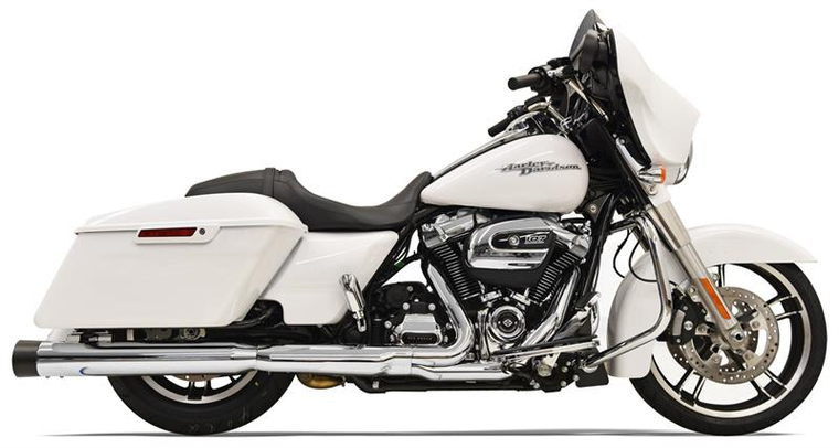 Bassani 1F72DNT5 4" Chrome Straight Can Muffler DNT for 2017-20 Bagger with Blk End Cap Bassani 1F72DNT5 4" Chrome Straight Can Muffler DNT for 2017-20 Bagger with Blk End Cap