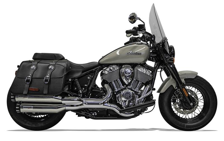 Bassani 8CH17 Chrome Slip ons for Indian Chief Bassani 8CH17 Chrome Slip ons for Indian Chief