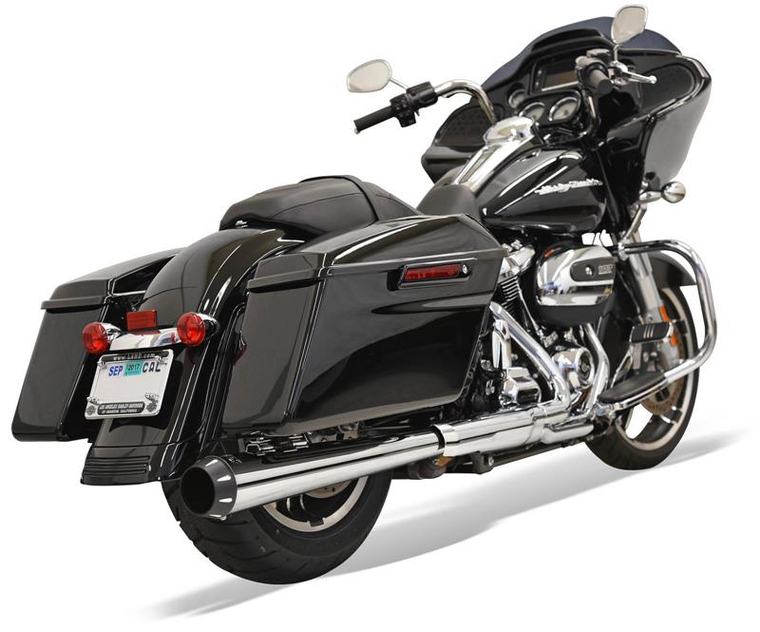 Bassani 1F17R Crossover Eliminator and Chrome Slip on Muffler for 2017-2020 Bagger Bassani 1F17R Crossover Eliminator and Chrome Slip on Muffler for 2017-2020 Bagger