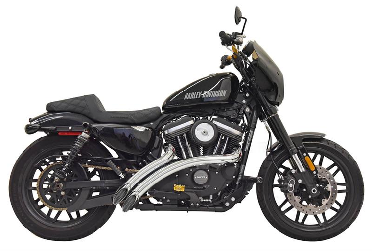 Bassani 1X3FC Chrome Sweeper Radius Exhaust System w/Chrome Heat Shields Bassani 1X3FC Chrome Sweeper Radius Exhaust System w/Chrome Heat Shields