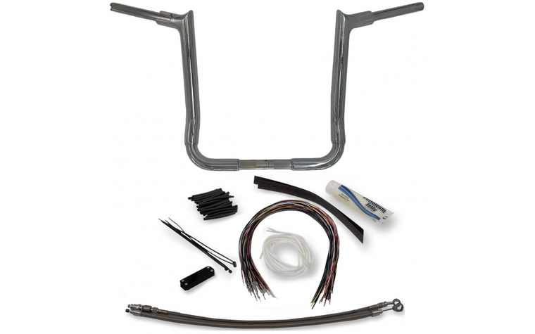 Fat Baggers 809116 1½" Pointed Top Handlebar Kit- 16" Chrome- 08-13 Street Glide/Electra Glide Models Fat Baggers 809116 1½" Pointed Top Handlebar Kit- 16" Chrome- 08-13 Street Glide/Electra Glide Models