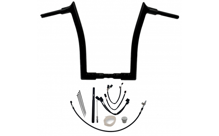 Fat Baggers 819616-B 1½" Pointed Top Handlebar Kit- 16" Black- 21-22 Road King Special Models Fat Baggers 819616-B 1½" Pointed Top Handlebar Kit- 16" Black- 21-22 Road King Special Models