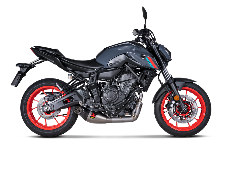 Akrapovic S-Y7R8-HEGEHT/1 Titanium Racing Full Exhaust mt07 MT-07 21-26