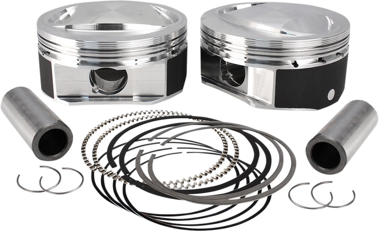 S&S Cycle 920-0114 High Compression Piston Kit 110" Twin Cam CVO Motor S&S Cycle 920-0114 High Compression Piston Kit 110" Twin Cam CVO Motor