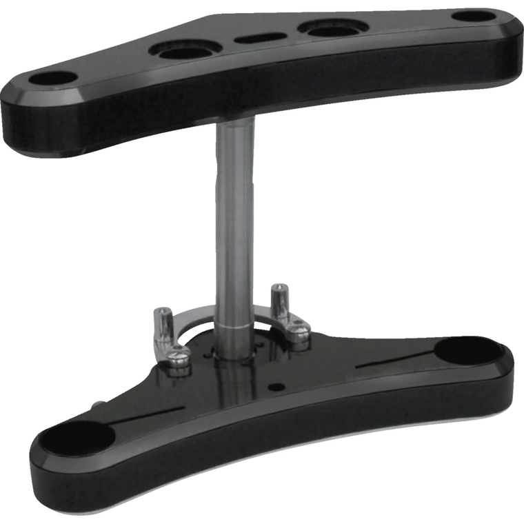 Accutronix TWR541-ESB 41 mm Raked Triple Tree Triple Tree - 41 mm - Black - Raked 5° - Elite Smooth - Night Series