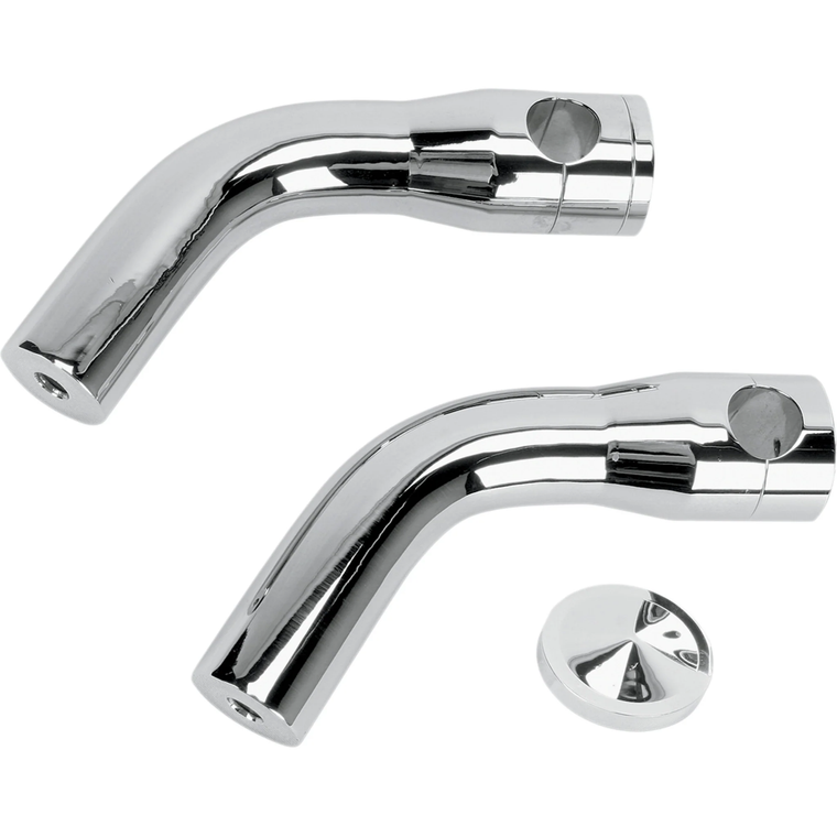 Accutronix HRP1356-C Elite Custom Billet Aluminum Risers Risers - Pullback - 6" - Chrome Accutronix HRP1356-C Elite Custom Billet Aluminum Risers Risers - Pullback - 6" - Chrome