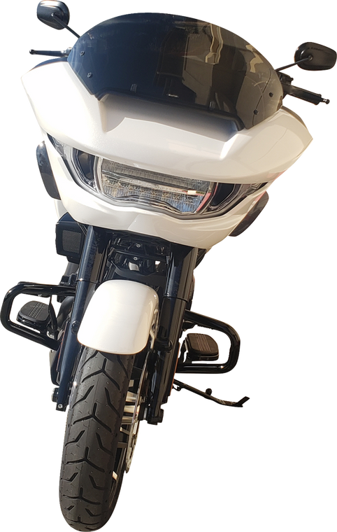 Wind Vest 57-1140 11.5" Gun Dark Smoke Flip Windshield Road Glide 24-25