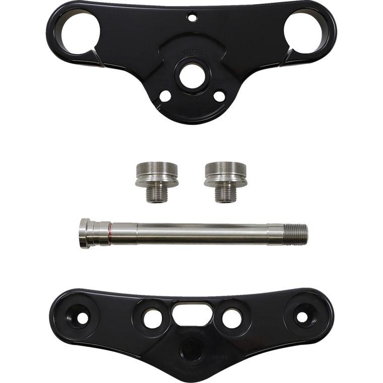 Hawg Halters 49WGAR3-ST18 49 mm Triple Tree Triple Tree - 49 mm - Black