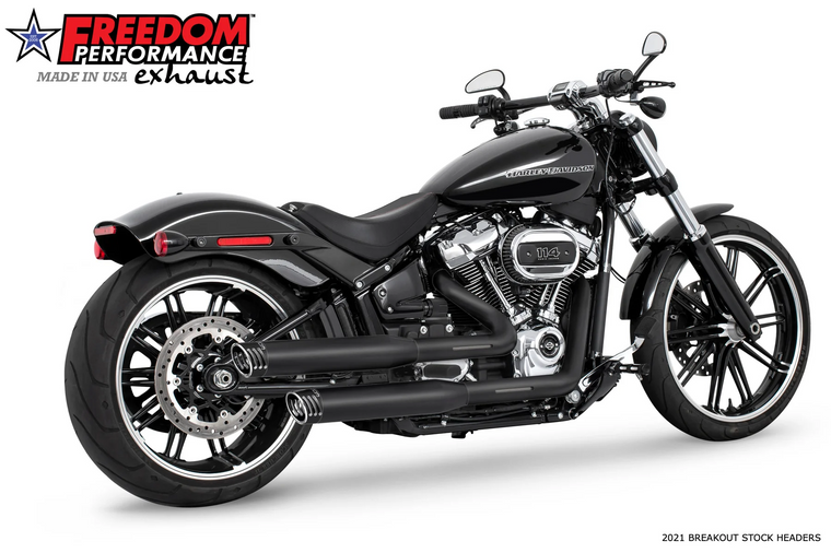 Freedom HD00714 Black 3.25" Slip-on Mufflers Exhaust M8 Softail 18-25 Freedom HD00714 Black 3.25" Slip-on Mufflers Exhaust M8 Softail 18-25